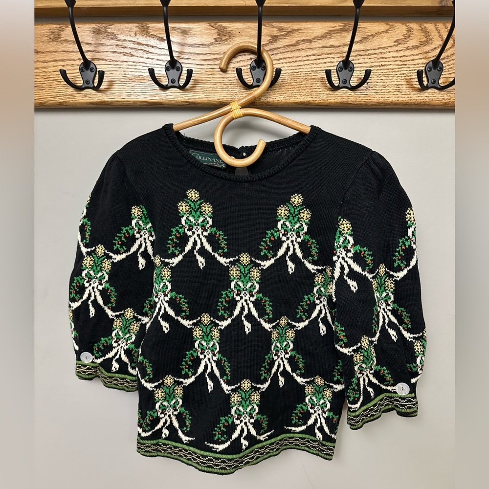 Vintage all cotton Christmas sweater by Cullinane